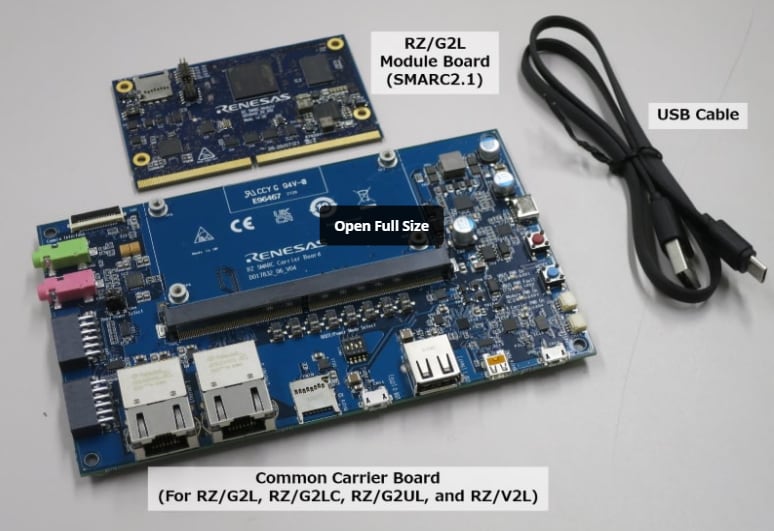 Renesas Electronics RZ/G2L 및 RZ/G2LC 평가 보드 키트